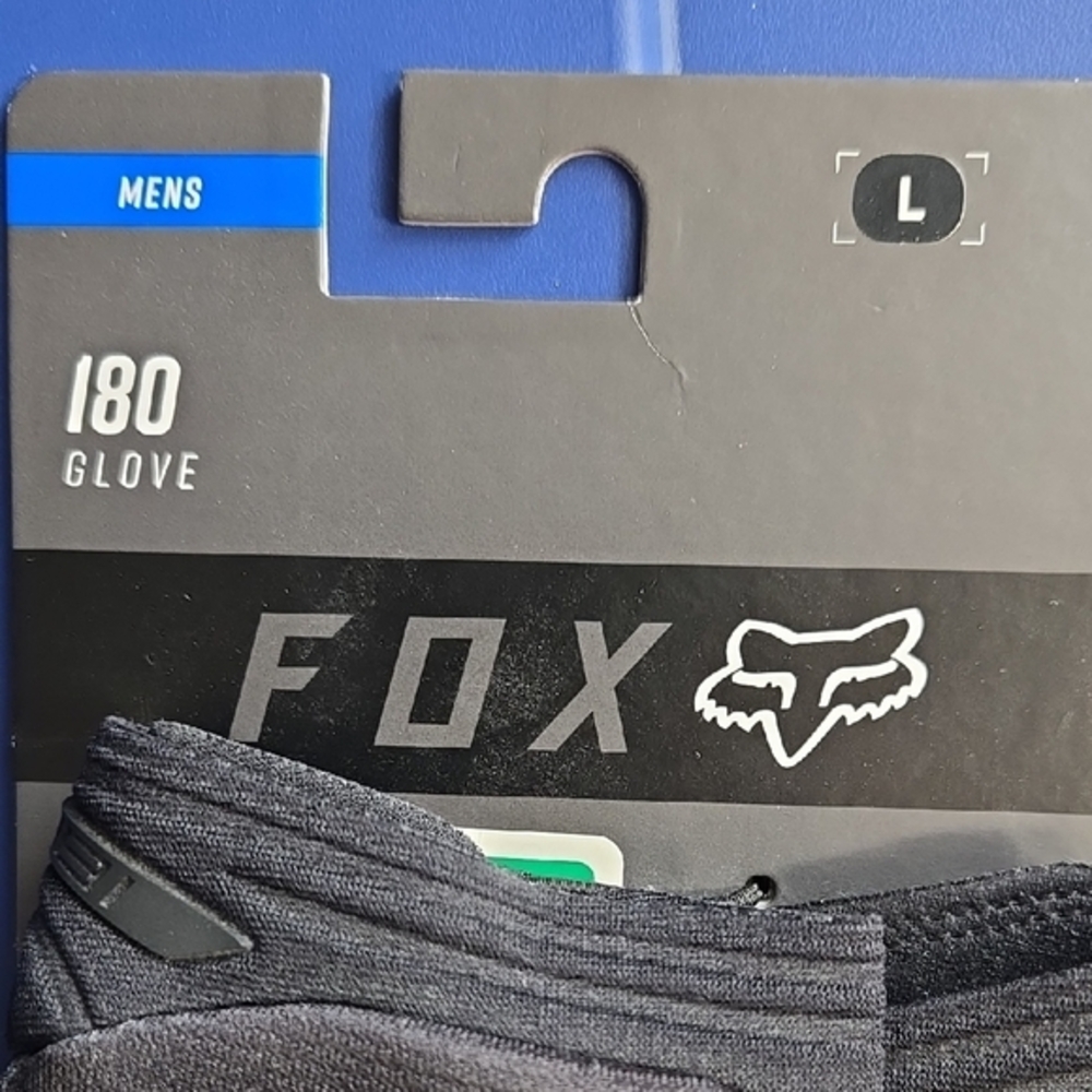 Fox Racing 180 Gloves - Black and Gray - Picture 2 of 5